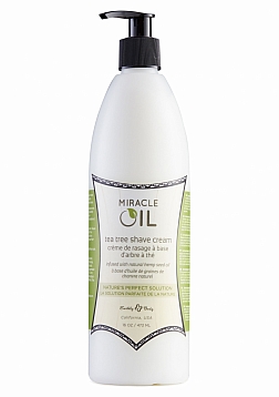 Miracle Oil Tea Tree Shaving Cream - 16 fl oz / 473 ml