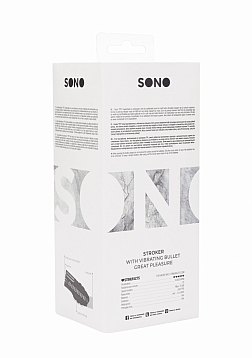 SONO - NO.22 - Stroker - with Vibrating Bullet - Transparent