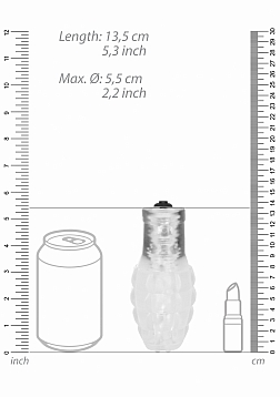 SONO - NO.22 - Stroker - with Vibrating Bullet - Transparent