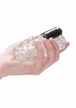 SONO - NO.22 - Stroker - with Vibrating Bullet - Transparent