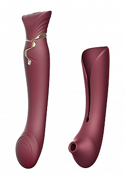 Queen - G-Spot Vibrator and Air Pulse Stimulator