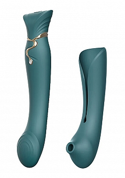 Queen - G-Spot Vibrator and Air Pulse Stimulator