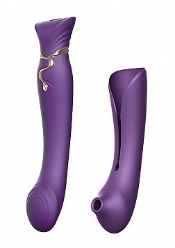 Queen - G-Spot Vibrator and Air Pulse Stimulator