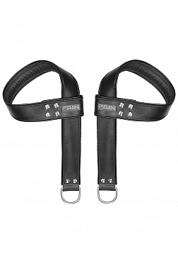 Suspension Saddle Leather Hand and Ankle Cuffs