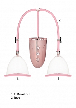 Pumped - Automatic Rechargeable Breast Pump Set - Large - Pink