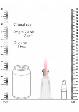 Pumped - Automatic Rechargeable Clitoral & Nipple Pump Set - Medium - Pink