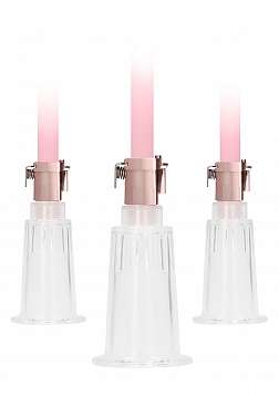 Pumped - Automatic Rechargeable Clitoral & Nipple Pump Set - Large - Pink