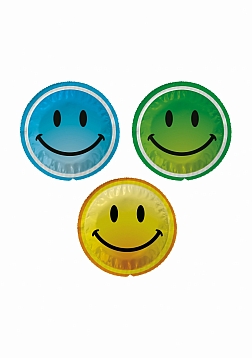 EXS Smiley Face Regular - Condoms - 100 Pieces