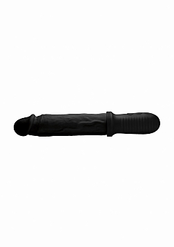 Auto Pounder - Vibrating and Thrusting Dildo with Handle
