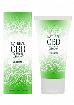 Natural CBD - Numbing Lubricant - 2 fl oz / 50 ml