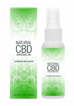 Natural CBD - Massage Oil - 2 fl oz / 50 ml