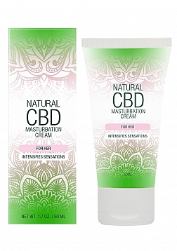 Natural CBD - Masturbation Cream for Her - 2 fl oz / 50 ml