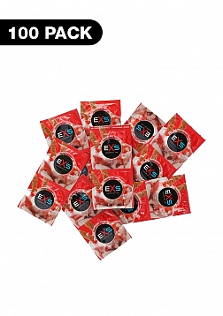 EXS Strawberry - Condoms - 100 Pieces