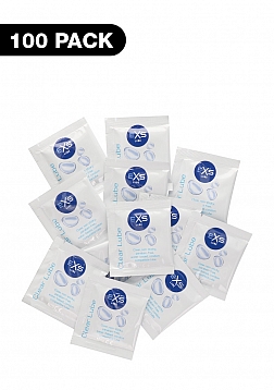 EXS Clear Lube Sachets - 100 Pieces