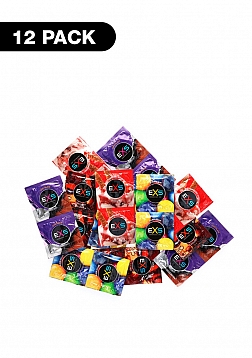 EXS Mixed Flavored - Condoms - 12 Pieces