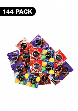EXS Mixed Flavors - Condoms - 144 Pieces
