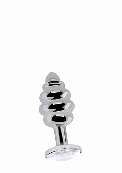 Ribbed Diamond Plug - 2.8" / 7 cm